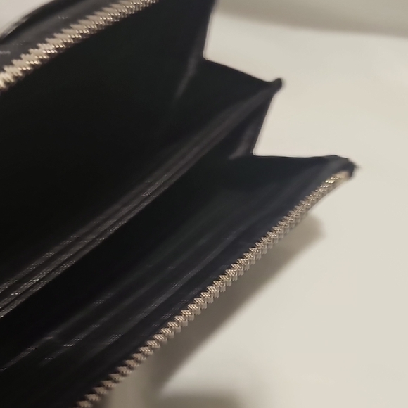 Michael Kors Black Wallet with Silver Hardware - Picture 6 of 8